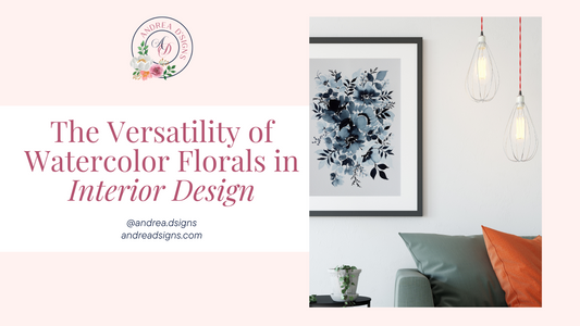 The Versatility of Watercolor Florals in Interior Design