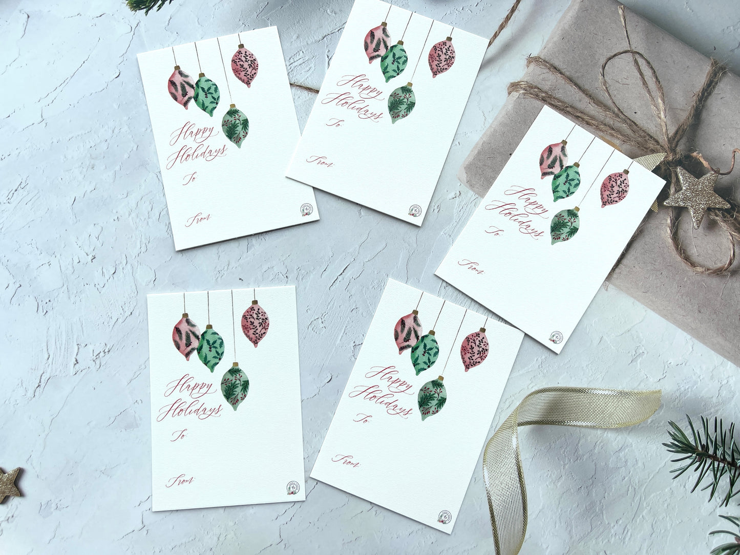 Christmas Gift Tags - Set of 5