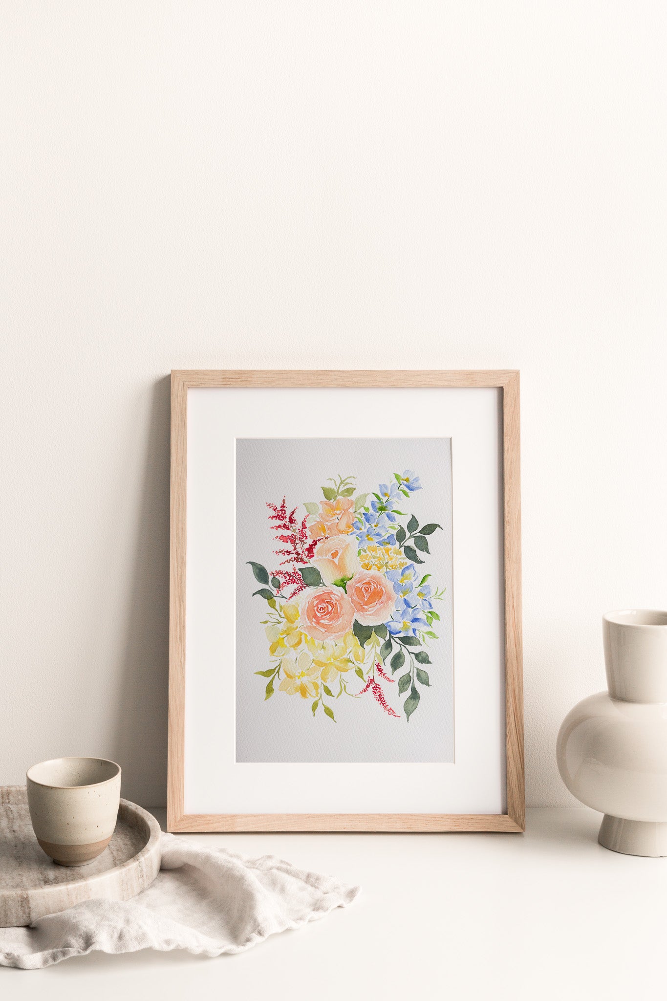 Spring Florals Watercolor Fine Art Prints