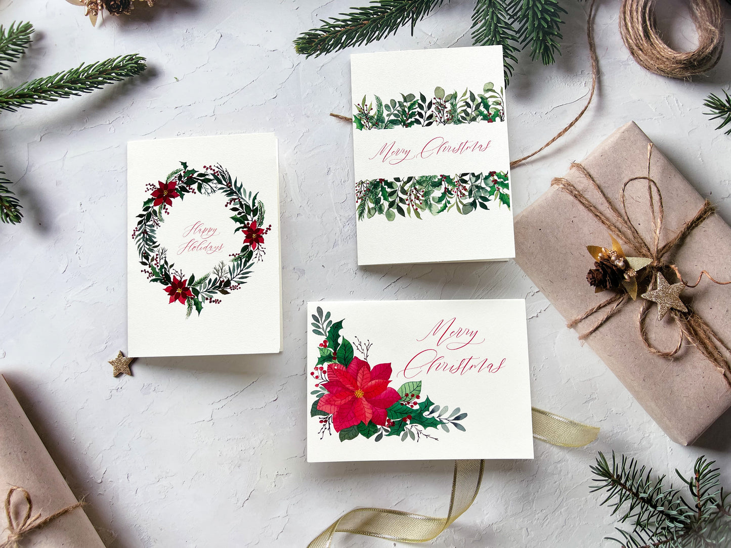 Christmas Cards - Set of 3