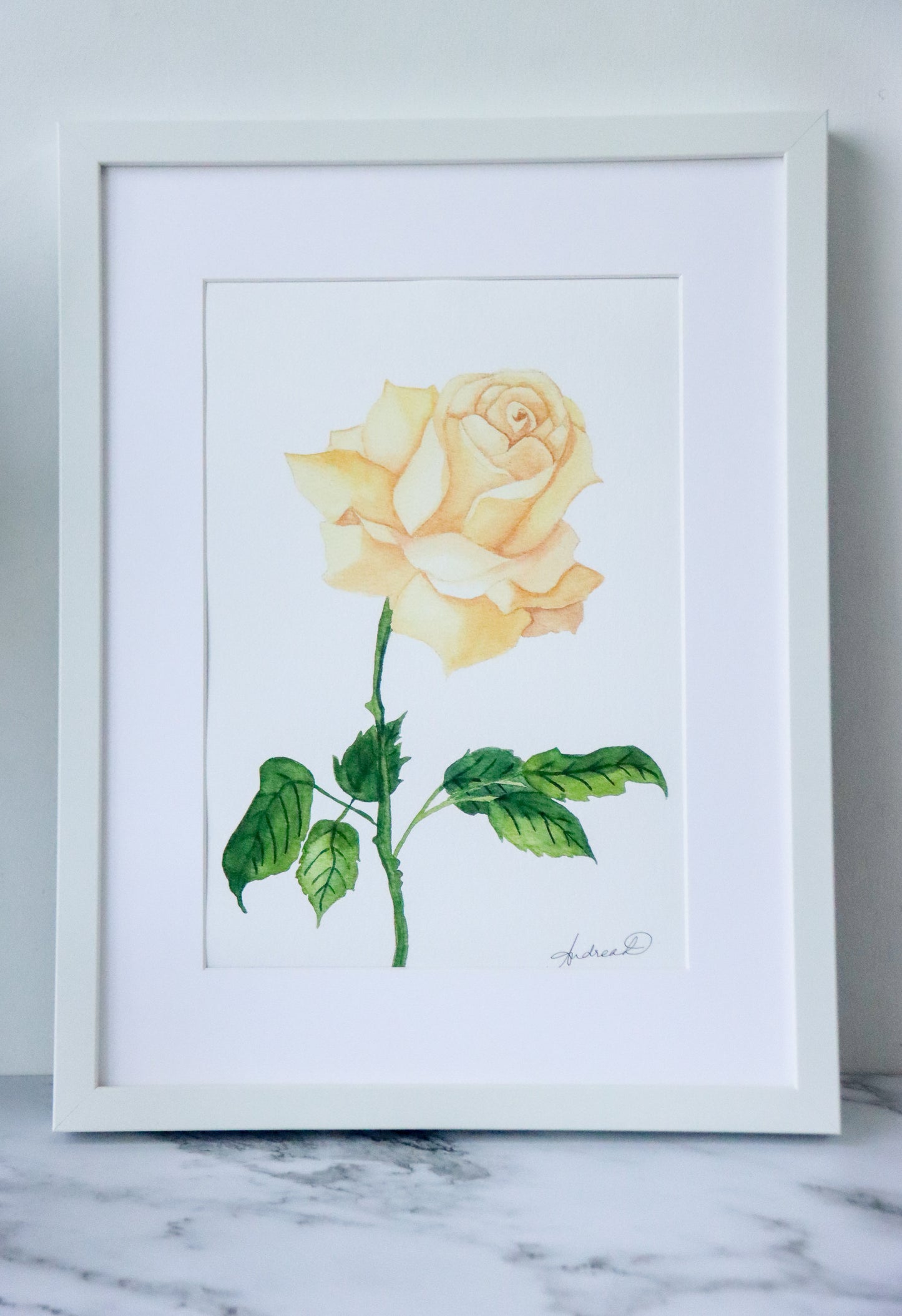 NEW! Muted Cream Rose Fine Art Print